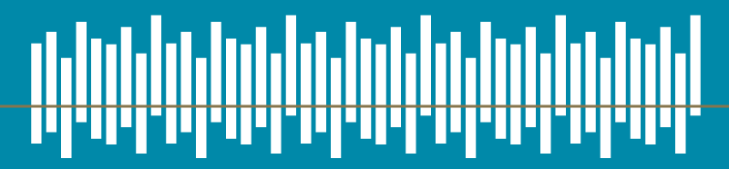 Summer reading club white bars on blue background.