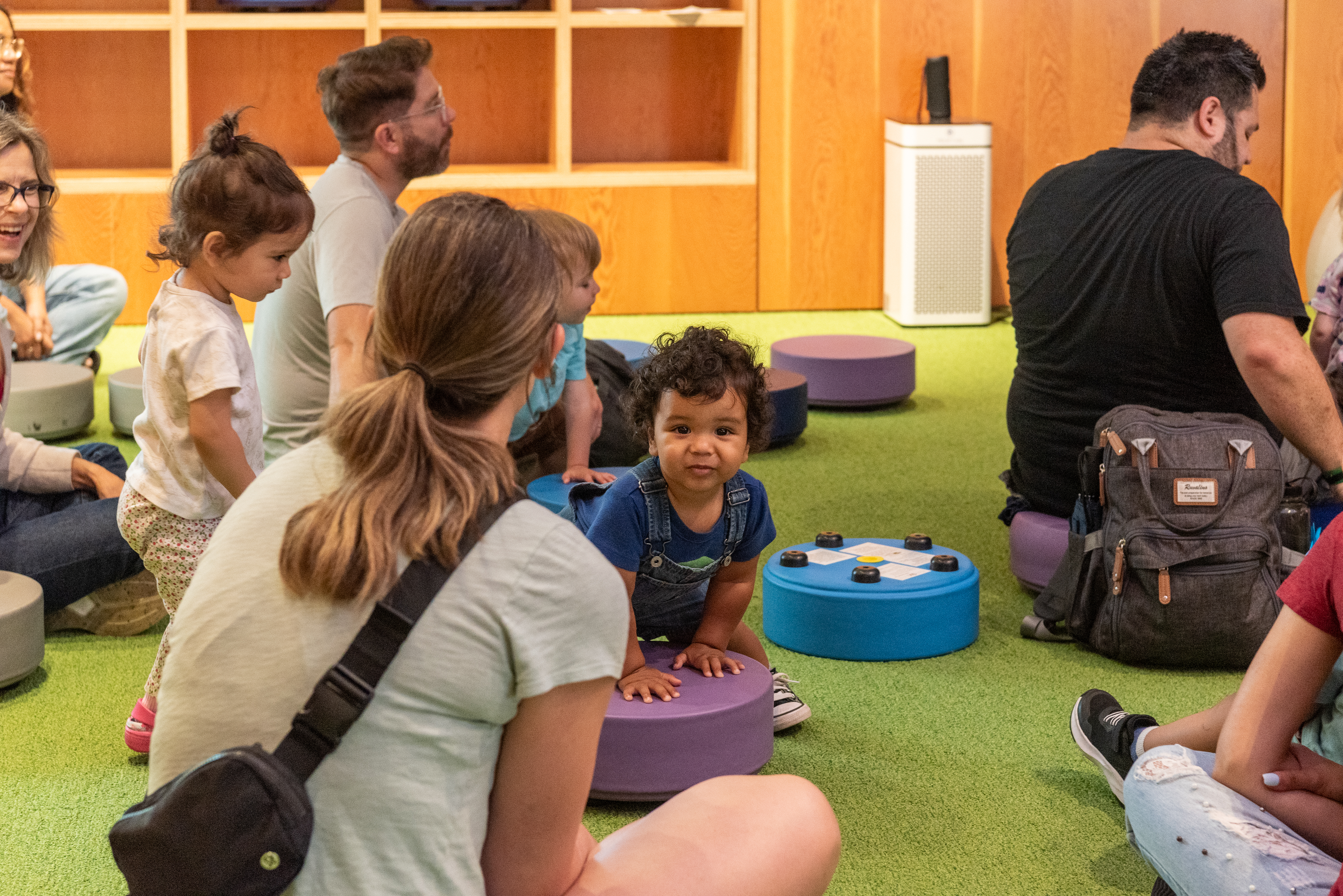 Families in the Storytime Room