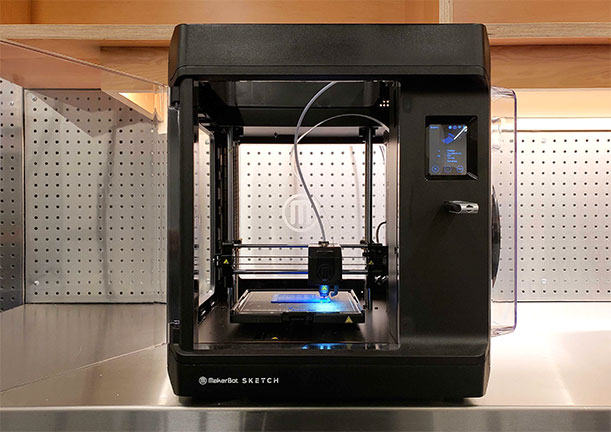 Photo of a Makerbot Sketch 3D printer